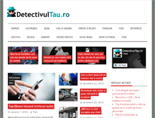 Tablet Screenshot of detectivultau.ro